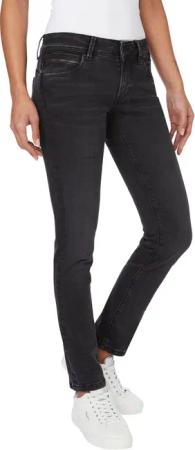 Pepe Jeans Damen Jeans NEW BROOKE - Slim Fit - Schwarz - Black Denim