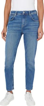 Pepe Jeans Damen Jeans VIOLET - Relaxed Fit Tapered Leg - Blau - Sky Blue Wiser