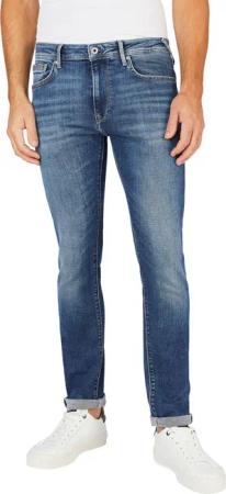 Pepe Jeans Herren Jeans STANLEY - Tapered Fit - Blau - Blue Denim