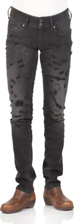 Pepe Jeans London Damen Jeans Vera - Regular Fit - Powerflex - Schwarz - Black