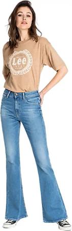 Lee Damen Jeans Breese - Bootcut - Blau - Jaded