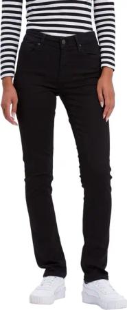 Cross Jeans Damen Jeans Anya - Slim Fit - Schwarz - Black