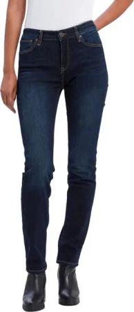 Cross Jeans Damen Jeans Anya - Slim Fit - Dark Blue Used