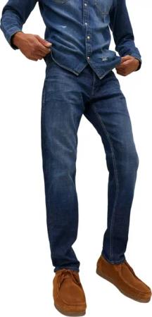Jack & Jones Herren Jeans JJIMIKE JJORIGINAL JOS 211 - Relaxed Fit - Blau - Blue Denim
