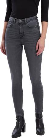 Cross Jeans Damen Jeans Judy - Super Skinny Fit - Grau - Dark Grey W25-W34