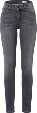 Cross Jeans Damen Jeans Anya - Slim Fit - Grau - Dark Grey