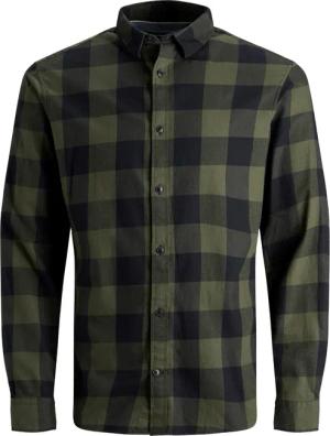 Jack & Jones Herren Freizeit Hemd JJEGINGHAM TWILL - Slim Fit