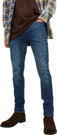 Jack & Jones Herren Jeans JJIGLENN JJORIGINAL AM 819 - Slim Fit - Blau - Blue Denim