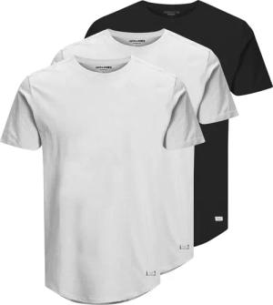Jack & Jones Herren Rundhals T-Shirt JJENOA 3er PACK - Regular Fit