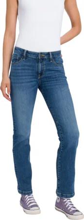 Cross Jeans Damen Jeans LAUREN - Bootcut - Blau - Blue Used