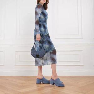 Karl Lagerfeld Jeans Hobo Bags - Tech Leather Small Half Moon - Gr. unisize - in Blau - für Damen