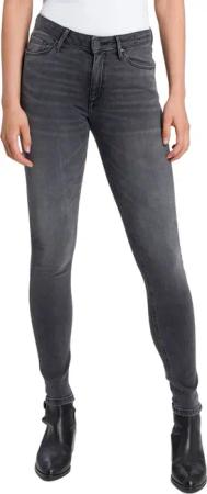 Cross Jeans Damen Jeans ALAN - Skinny Fit - Grau - Grey Used
