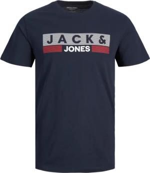 Jack & Jones Herren Rundhals T-Shirt JJECORP LOGO - Regular Fit Plussize
