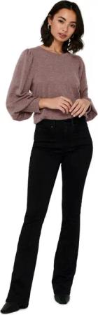 Only Damen Jeans ONLROYAL FLARE 600 Flared Fit - Schwarz - Black