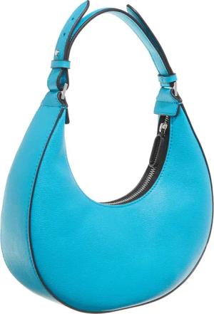 Karl Lagerfeld Jeans Hobo Bags - Tech Leather Sm Halfmoon Shb - Gr. unisize - in Blau - für Damen
