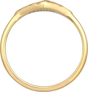Haze & Glory Ring - Ring Siegelring Marquis - Gratitude 375 Gelbgold - Gr. 56 MM - in Gold - für Damen