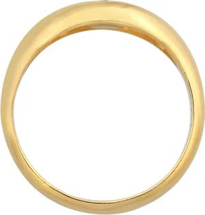 Haze & Glory Ring - Ring Siegelring Smaragd - Moment 375 Gelbgold - Gr. 52 MM - in Gold - für Damen