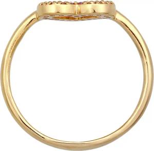 Haze & Glory Ring - Ring Herz - I heart you 375 Gelbgold - Gr. 56 MM - in Gold - für Damen