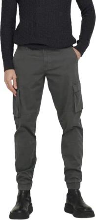 Only & Sons Herren Cargo Hose ONSCAM STAGE 6687 - Tapered Fit - Grau