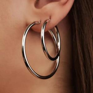 Parte Di Me Ohrringe - Bibbiena Poppi Casentino 925 sterling silver hoop - Gr. unisize - in Silber - für Damen
