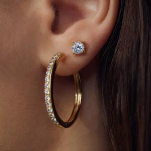 Parte Di Me Ohrringe - Santa Maria della Base 925 sterling silver - Gr. unisize - in Gold - für Damen