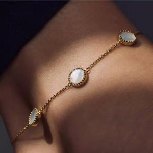 Parte Di Me Fußkettchen - Parte Di Me Brioso Cortona Dara 925 Sterling Silbe - Gr. unisize - in Gold - für Damen