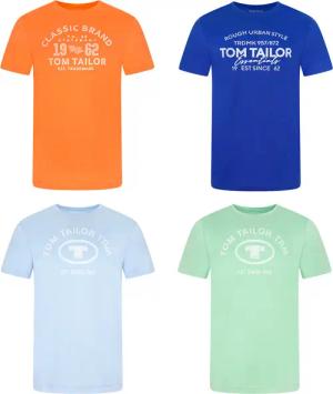 Tom Tailor Tshirt Herren Baumwolle Regular Fit 4er Pack Set