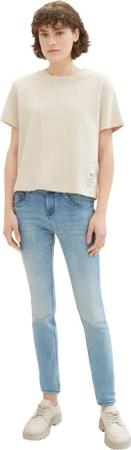 Tom Tailor Damen Jeans TAPERED RELAXED - Relaxed Fit - Light Stone Blue Denim