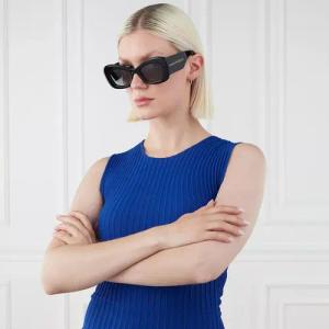 Alexander McQueen Sonnenbrille - AM0434S - Gr. unisize - in Schwarz - für Damen