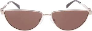Alexander McQueen Sonnenbrille - AM0456S-002 - Gr. unisize - in Gold - für Damen