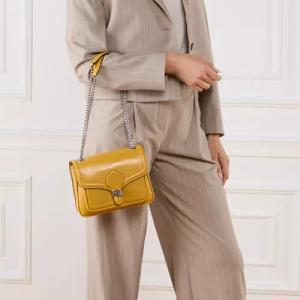 Lauren Ralph Lauren Hobo Bags - Bradley Shoulder Bag Small - Gr. unisize - in Gelb - für Damen