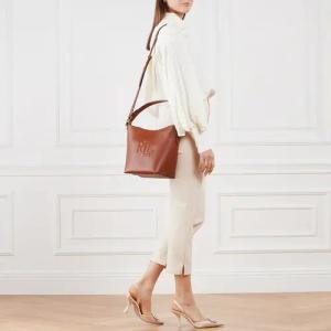 Lauren Ralph Lauren Beuteltaschen - Witley Md Bk-Bucket Bag-Medium - Gr. unisize - in Braun - für Damen