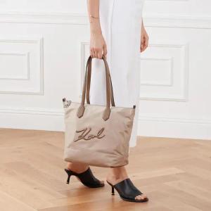 Karl Lagerfeld Shopper & Totes - K/Signature Nylon Md Tote - Gr. unisize - in Beige - für Damen