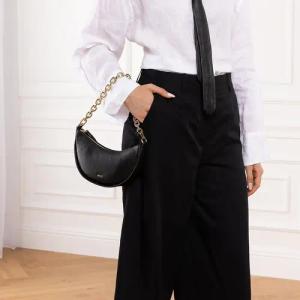 Abro Pochettes - Schultertasche Moon/ Black/Gold - Gr. unisize - in Schwarz - für Damen