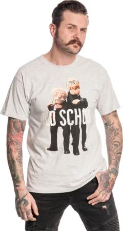 The Muppets Waldorf & Statler Herren T-Shirt grau meliert