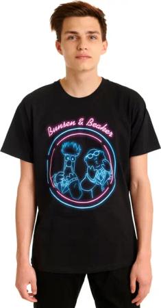 The Muppets Bunsen & Beaker Herren T-Shirt schwarz