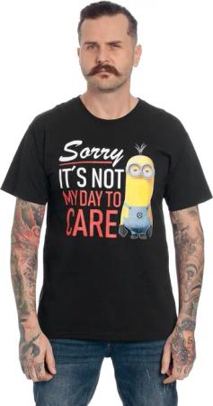 Minions I Don't Care Herren T-Shirt schwarz