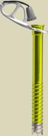 Ultralight Ice Screw Länge 19 cm Farbe envy green/grey