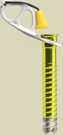 Ultralight Ice Screw Länge 13 cm Farbe envy green/yellow