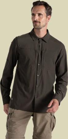NosiLife Pro Long Sleeved Shirt V Men L braun - woodland green