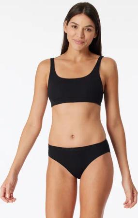 Rio-Slip Doppelripp Organic Cotton schwarz - Pure Rib 38