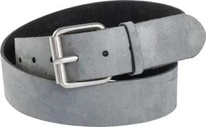 Sheego Ledergürtel mit Einfachdornschließe, grau, Gr.95