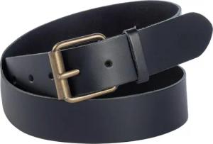 Sheego XL-Ledergürtel mit Einfachdornschließe, marine, Gr.95