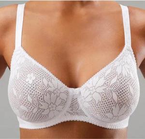 Sheego T-Shirt-BH, weiß, Gr.80D