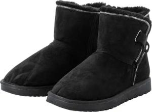 Sheego Schlupfboots mit seitlichen Riegeln, schwarz, Gr.39