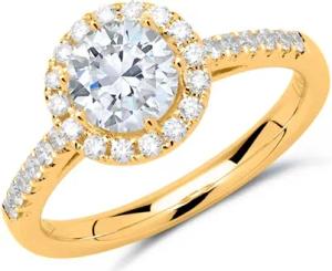 Diamantring 585er Gold