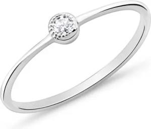 925er Silberring für Damen mit Zirkonia