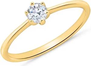 750er Gold Verlobungsring mit Diamant
