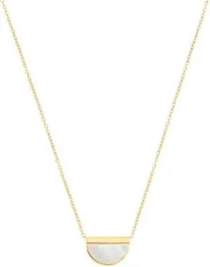 Damenkette Mimo Ciao aus Edelstahl, gold, Perlmutt