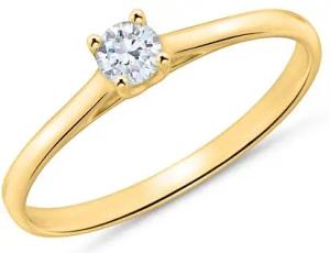 Solitärring aus 750er Gold mit Brillant